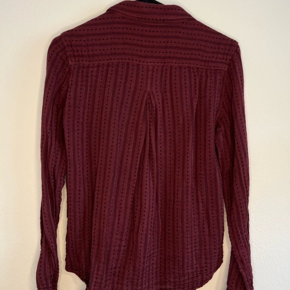 Cloth & Stone Women's Maroon Button Up Size XS - Picture 5 of 9